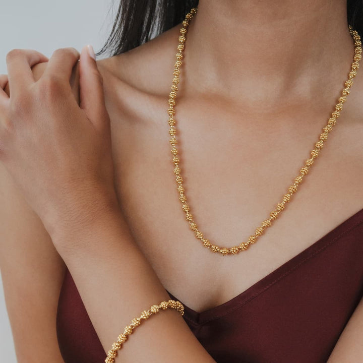 Collana Links Caviale in Oro