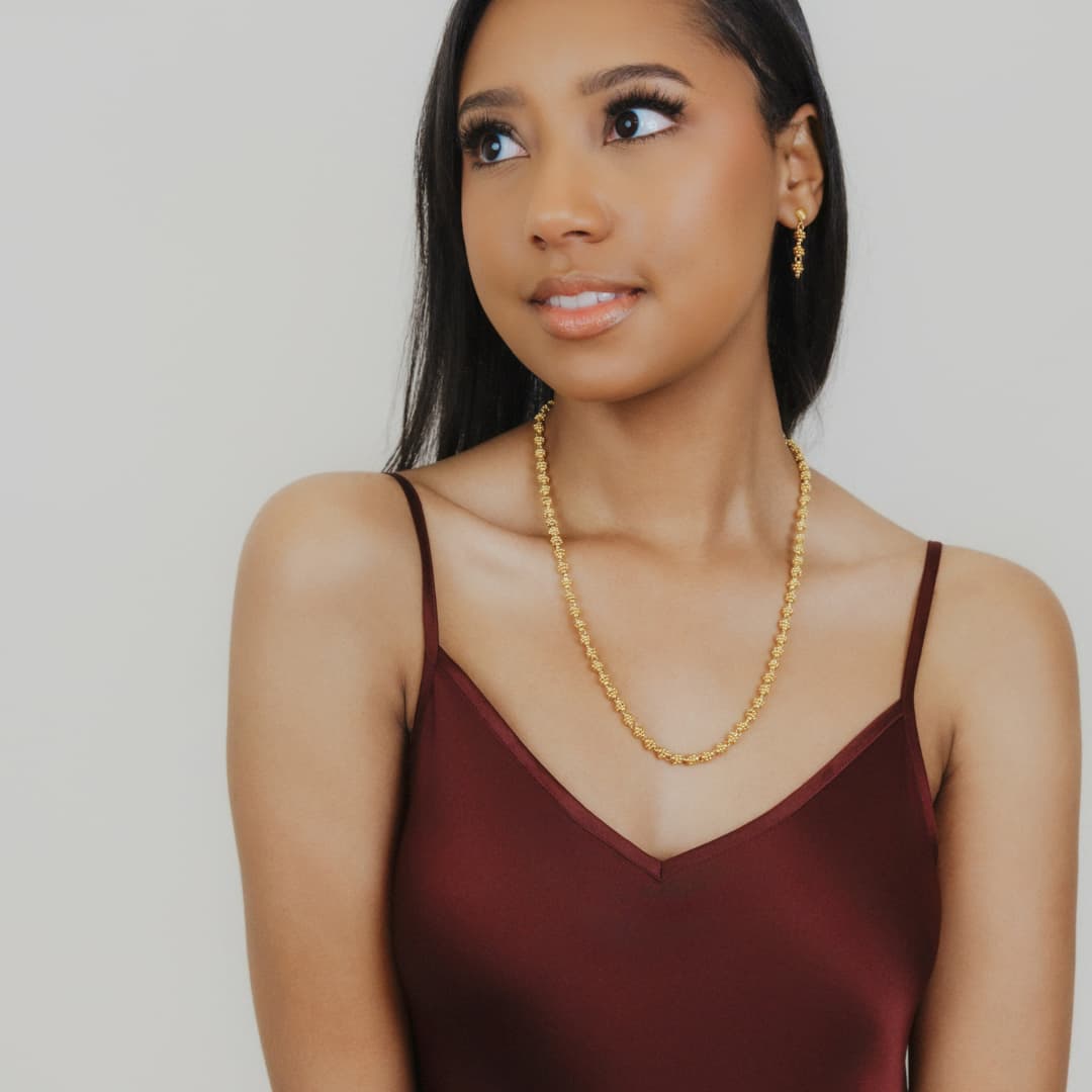 Collana Links Caviale in Oro