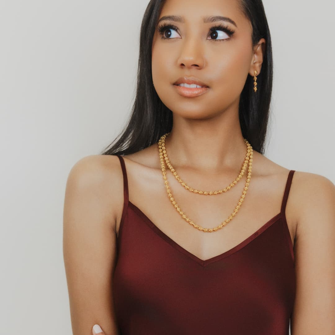 Collana Links Caviale in Oro