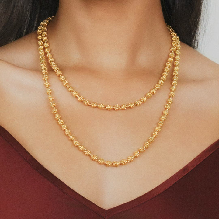 Collana Links Caviale in Oro