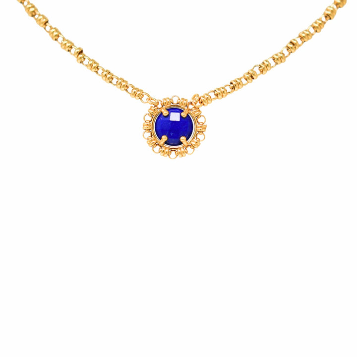 Collana Gemma in Oro con Lapislazzuli
