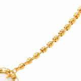 Collana Gemma in Oro con Agata Bianca