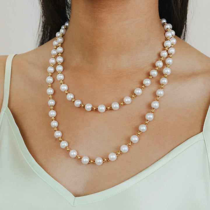 Collana Bella con Perle in Oro