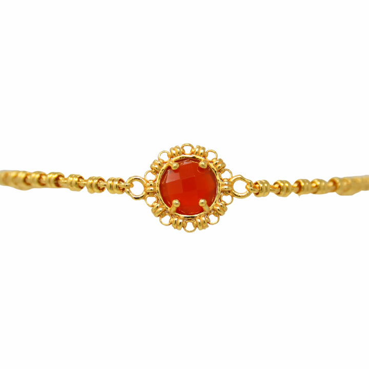 Bracciale Gemma in Oro con Corallo