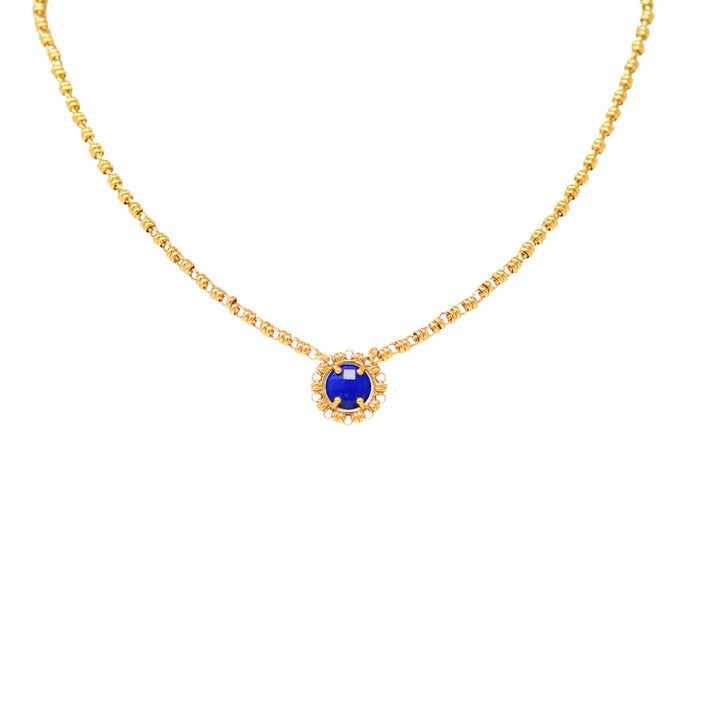 Collana Gemma in Oro con Lapislazzuli