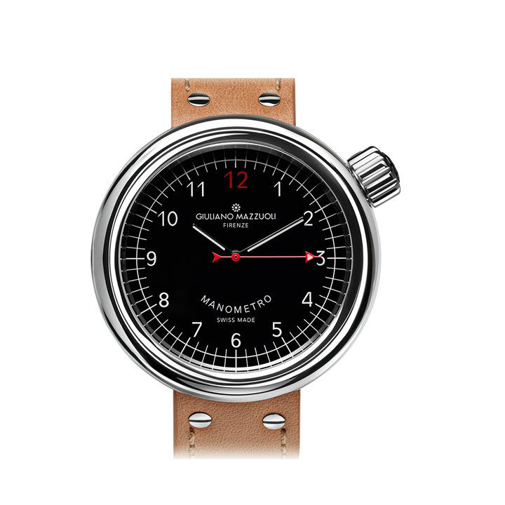 Orologio Manometro Nero - Giuliano Mazzuoli