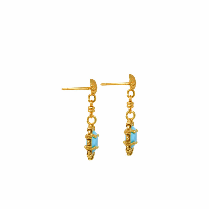 Orecchini Gemma in Oro con Turchese