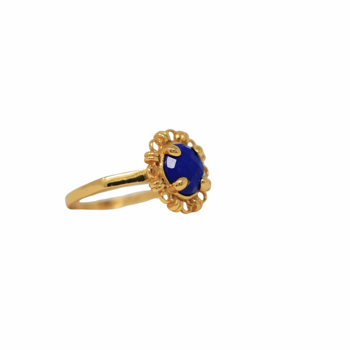 Anello Gemma in Oro con Lapislazzuli