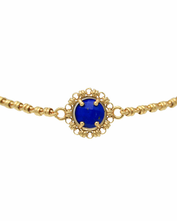 Bracciale Gemma in Oro con Lapislazzuli