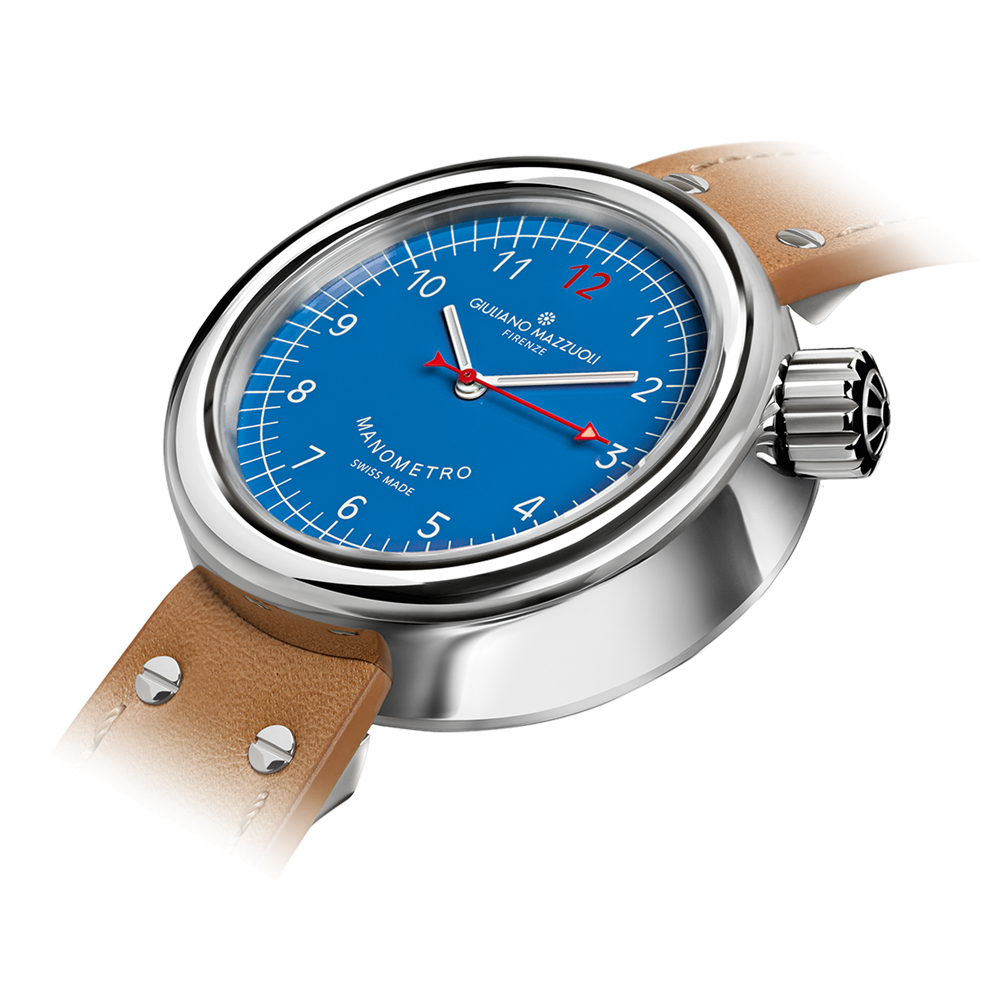 Orologio Manometro Blu - Giuliano Mazzuoli