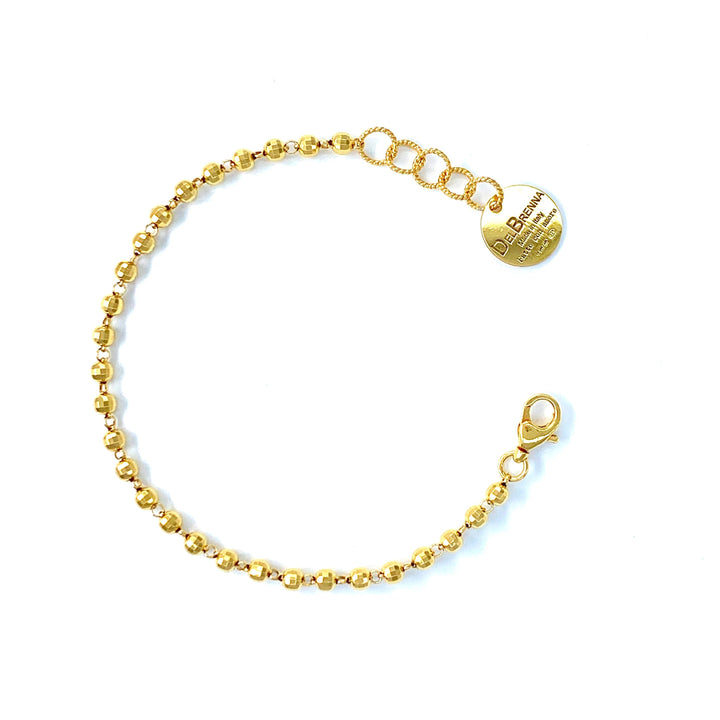 Bracciale Sfere Diamantate in Oro