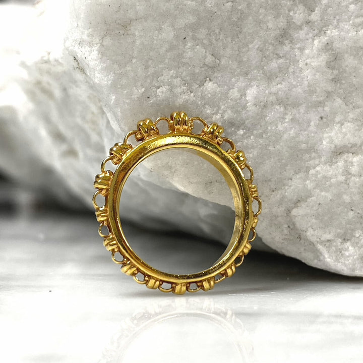 Anello Links Scalare in Oro