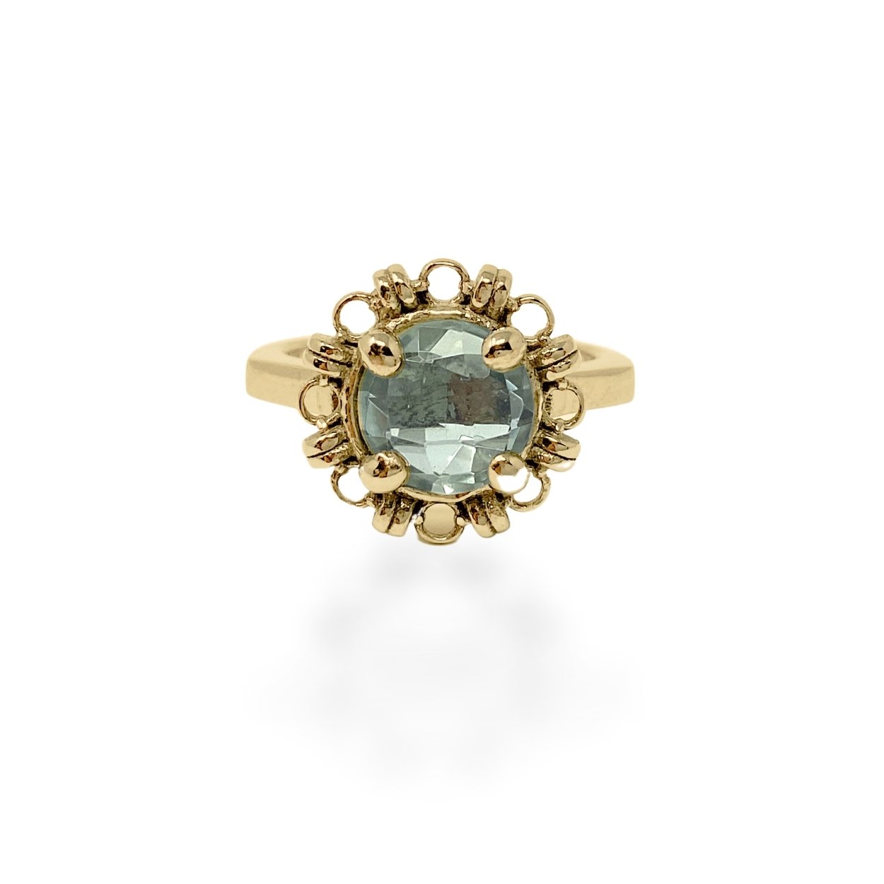 Anello Mini Filary in Oro con Prasiolite