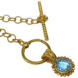 Collana Wispy T-Bar 7mm in Oro