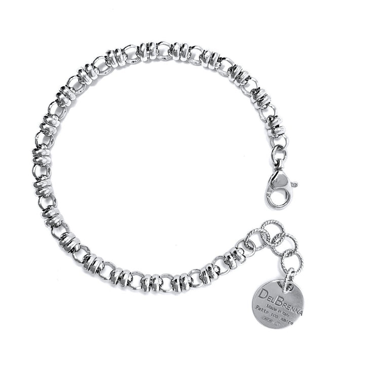 Bracciale Links 5mm in Rodio