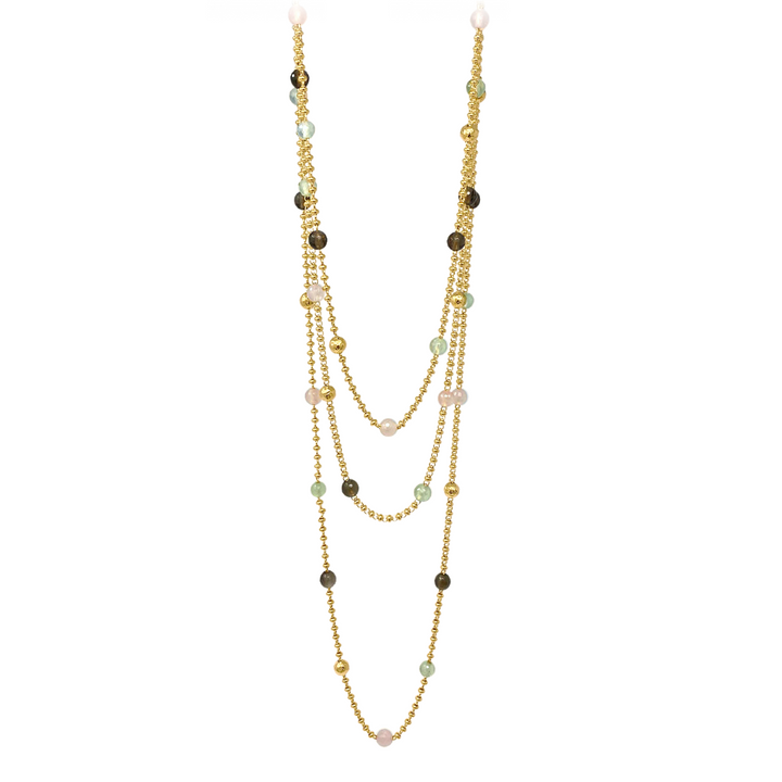 Collana Bollicine Color in Oro