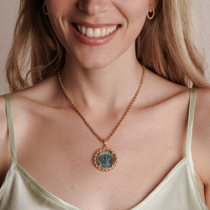 Pendente Filary in Oro con Moneta Ape Verde