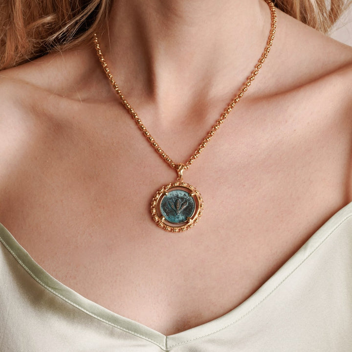 Pendente Filary in Oro con Moneta Ape Verde