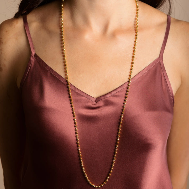 Collana Sfere 3mm in Oro