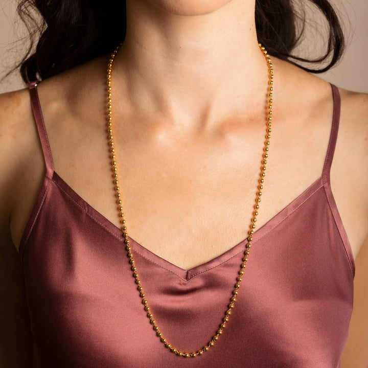 Collana Sfere 3mm in Oro