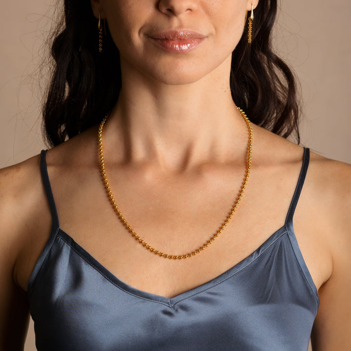 Collana Ciambelle 3mm in Oro