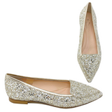 Ballerina A Punta Glitter Oro